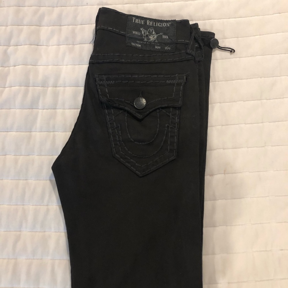 True religion super T black size 30